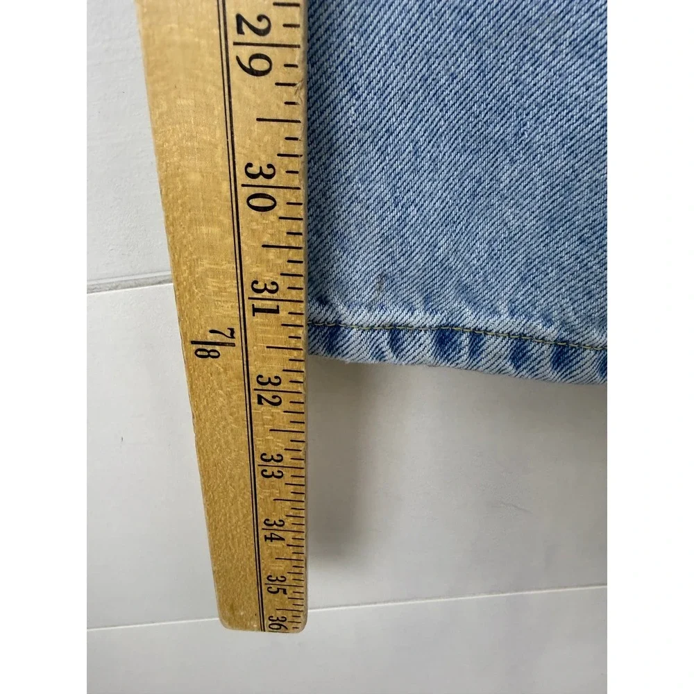 FRAME High Rise‎ Straight Leg Jeans Light Wash Cotton Lyocell NCSTTD02 MEN 29